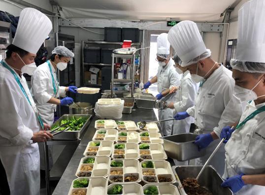 延慶冬殘奧村餐飲服務響應及時，獲國家隊一致點贊